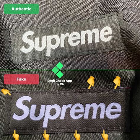 fake supreme bag vs real|how to identify a fake supreme.